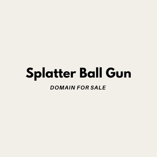 SplatterBallGun.com domain name for sale